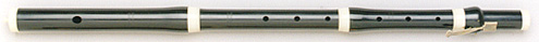 H. Grenser 1-keyed flute by Folkers & Powell